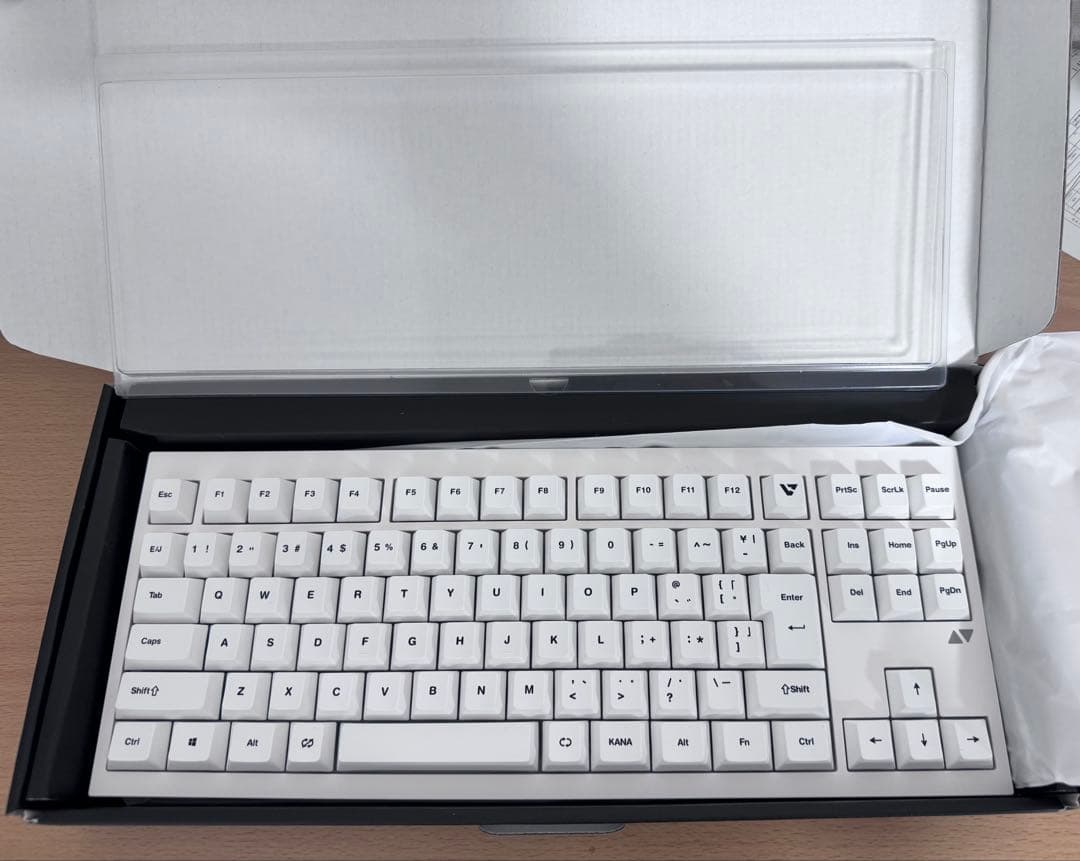 VARO VM87 HE-J ラピトリ ホワイト ゲーミングキーボード