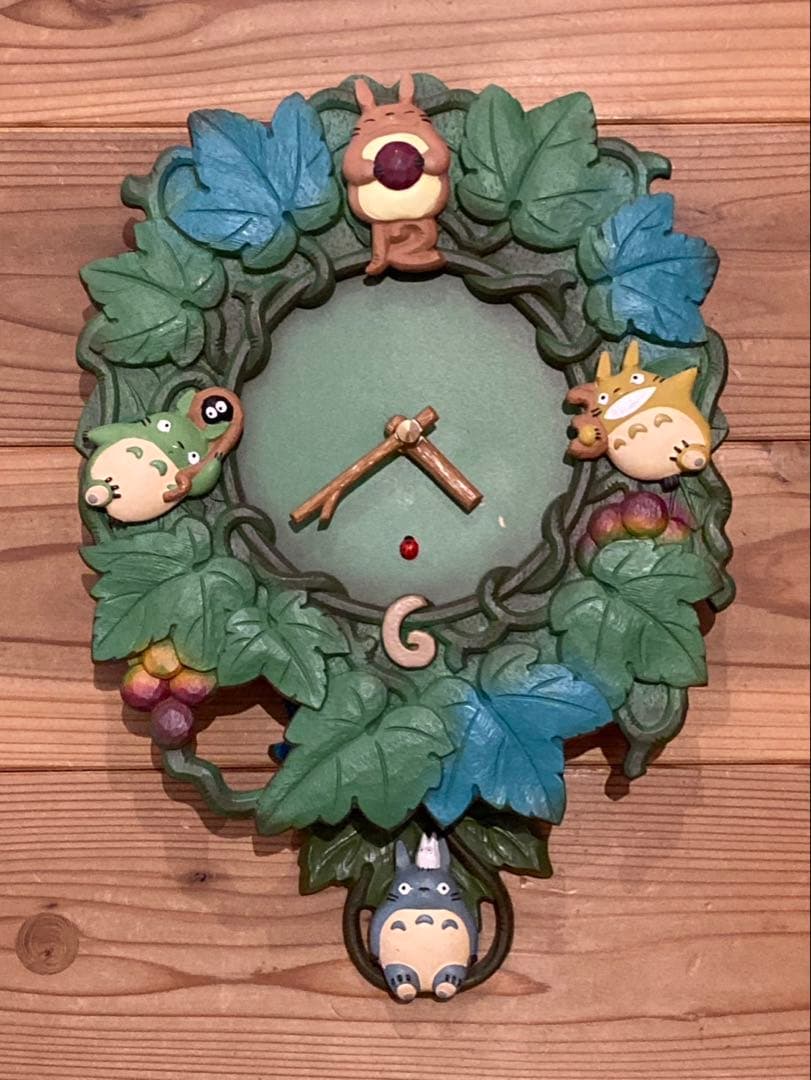 トトロ　壁掛け時計 型番4MP730-M スタジオジブリ