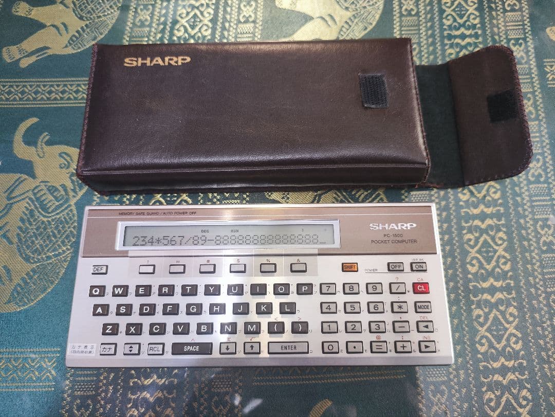 SHARP PC-1500 ポケットコンピュータ 8KB RAM増設版