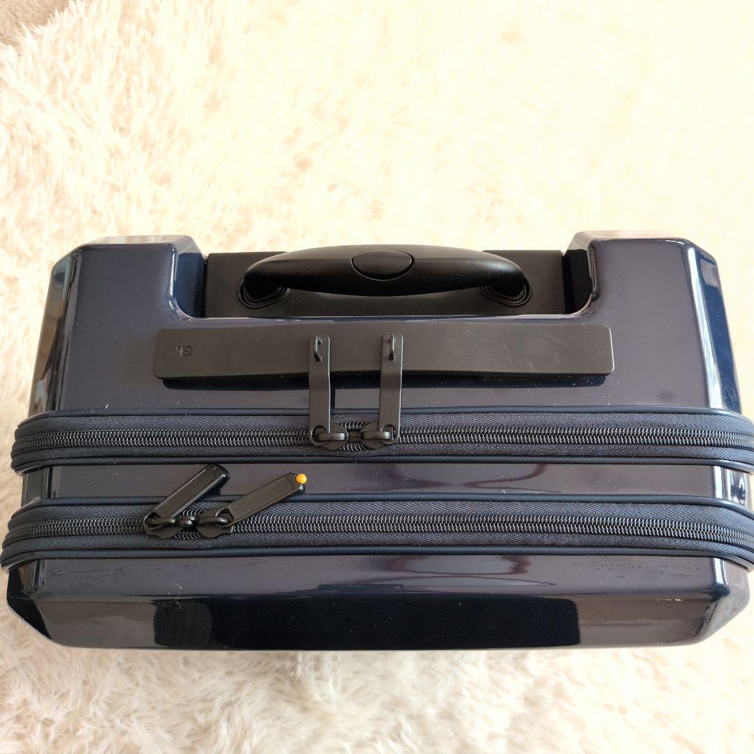 【美品】 エース スーツケース 機内持ち込み可 25L ネイビー スクエア型