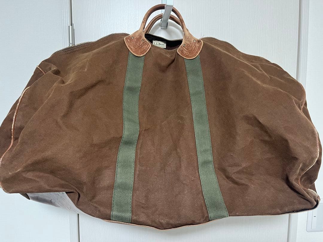 80s L.L.Bean エルエルビーン 特大サイズ　キャンバス ボストンバッグ