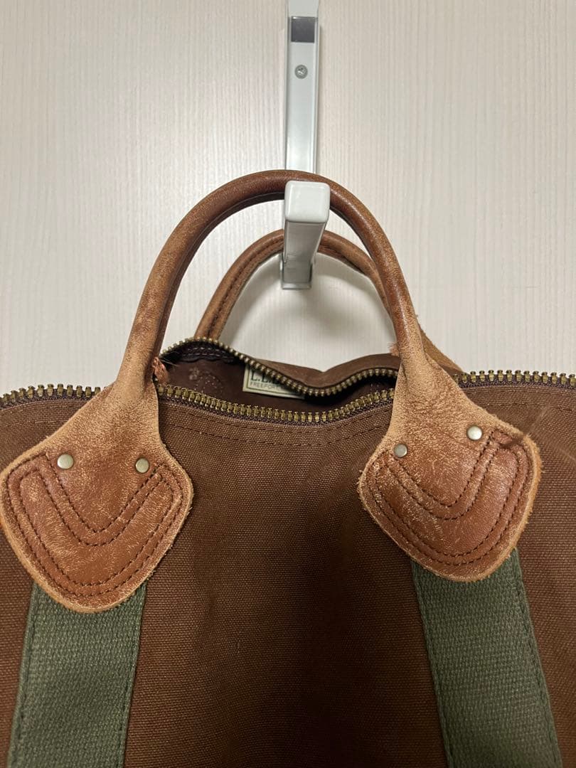 80s L.L.Bean エルエルビーン 特大サイズ　キャンバス ボストンバッグ