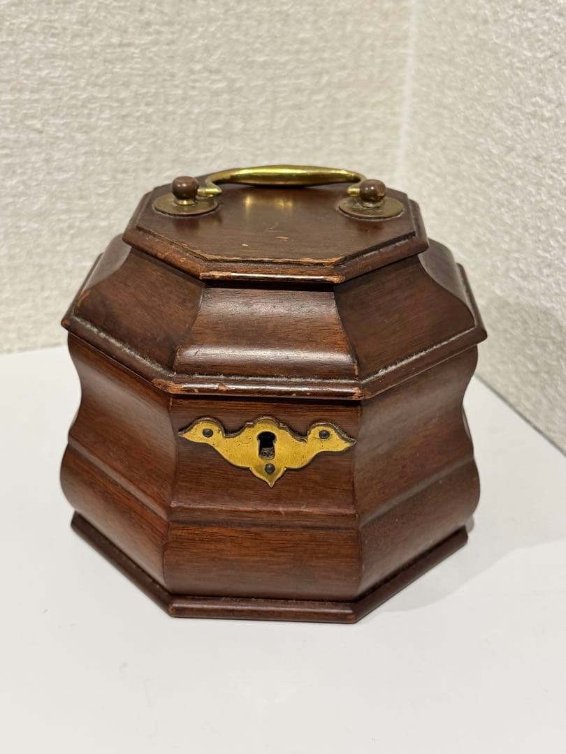 WILLIAMSBURG コロニアルマホガニー製ウィリアムズバーグティーキャディ