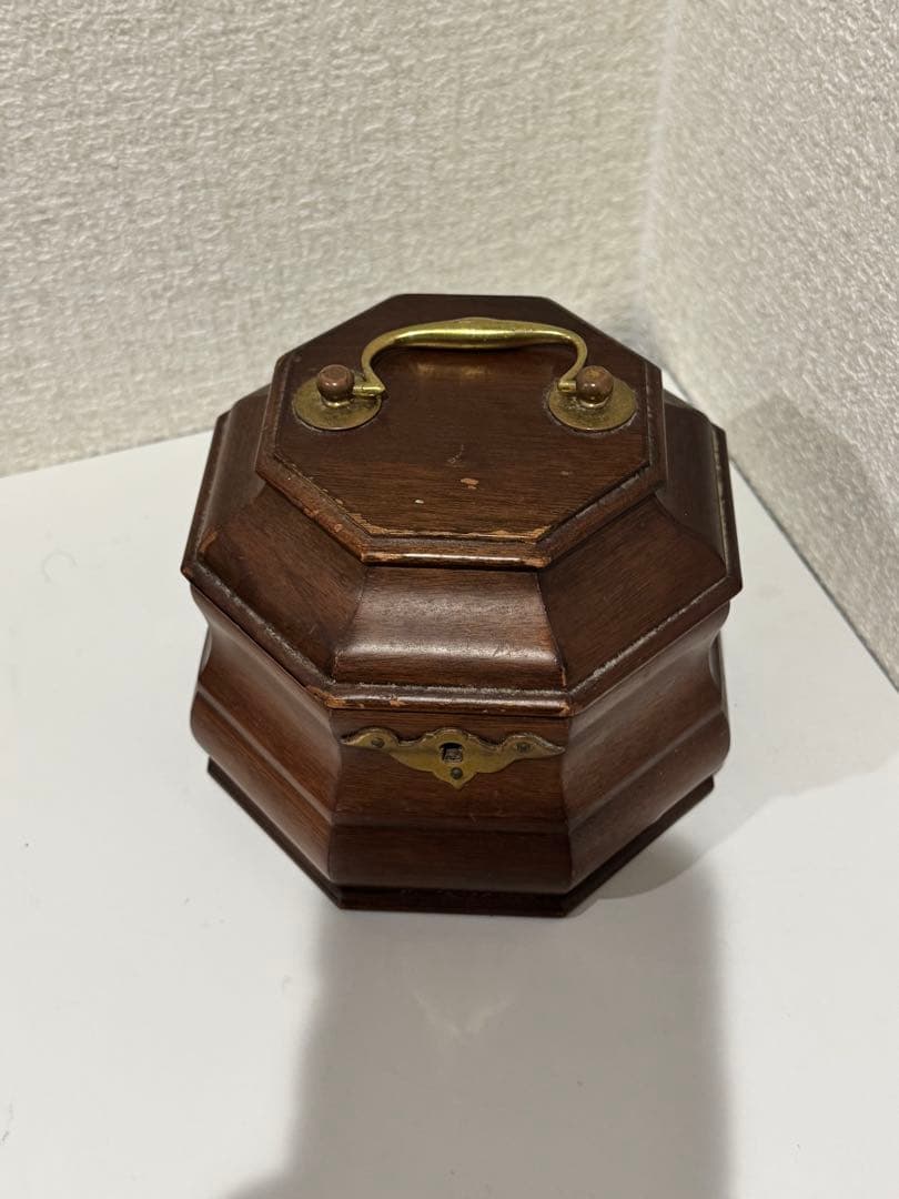 WILLIAMSBURG コロニアルマホガニー製ウィリアムズバーグティーキャディ