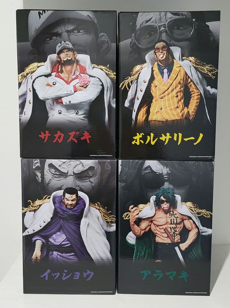 ワンピース 一番くじ 絶対的正義 フィギュア A.B.C.D.E賞セット