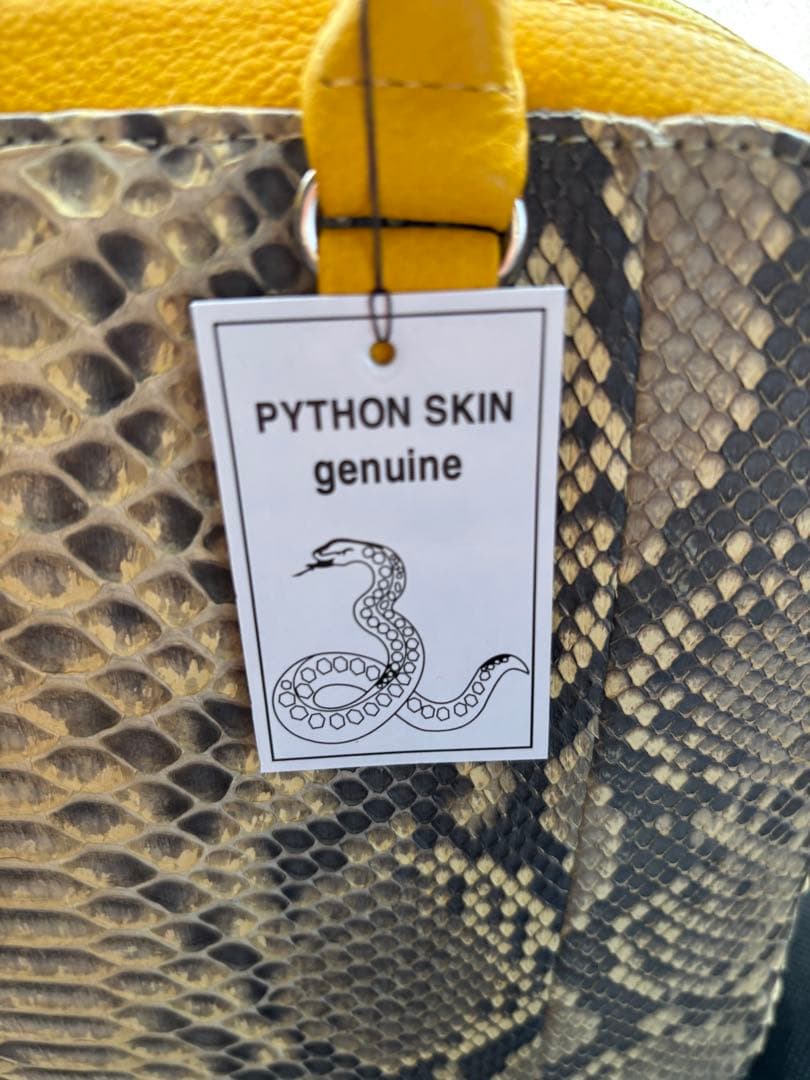 ダイヤモンドパイソン　ハンドバッグ