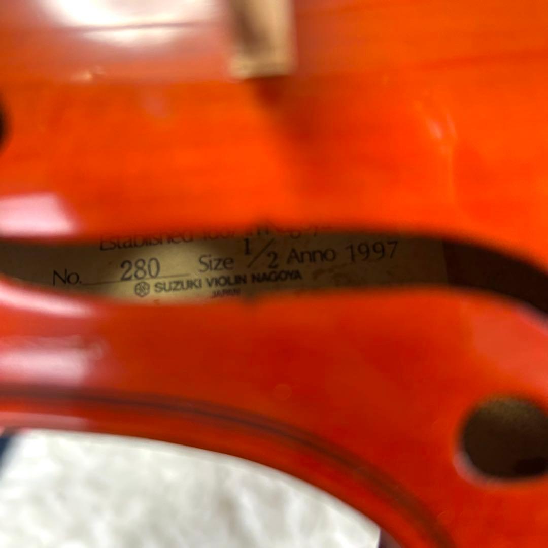 ⭐美品⭐SUZUKI 280 1/2 分数バイオリン 弦楽器 初心者 入門 子供