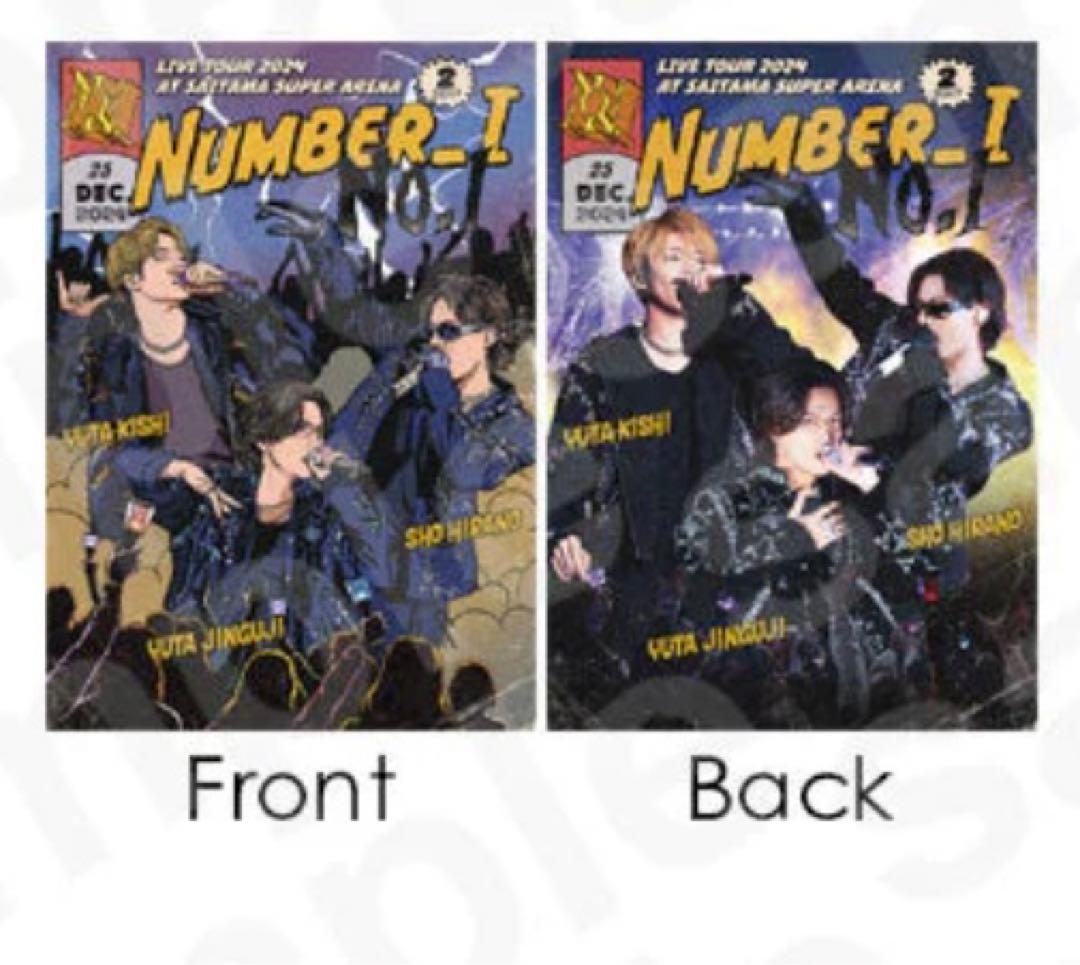 Number_i ナンバーアイ LIVETOUR2024 No.Ⅰ B3ポスター