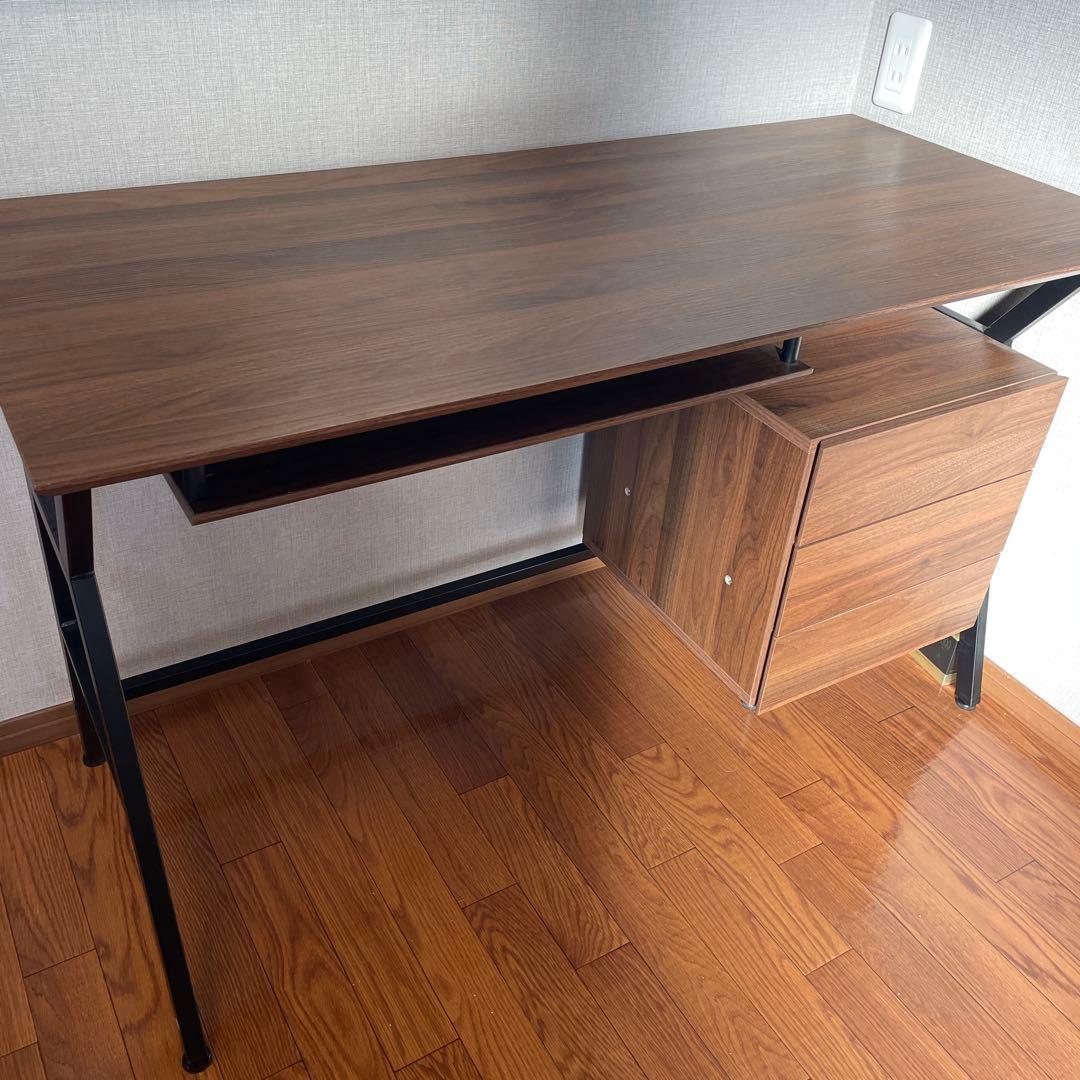 ニトリ　デスクワゴン付き DX001 120 MBR