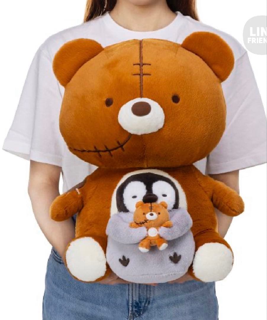 新品 くまさんとぺんちゃんぬいぐるみ(たいせつなもの) ねこぺん日和