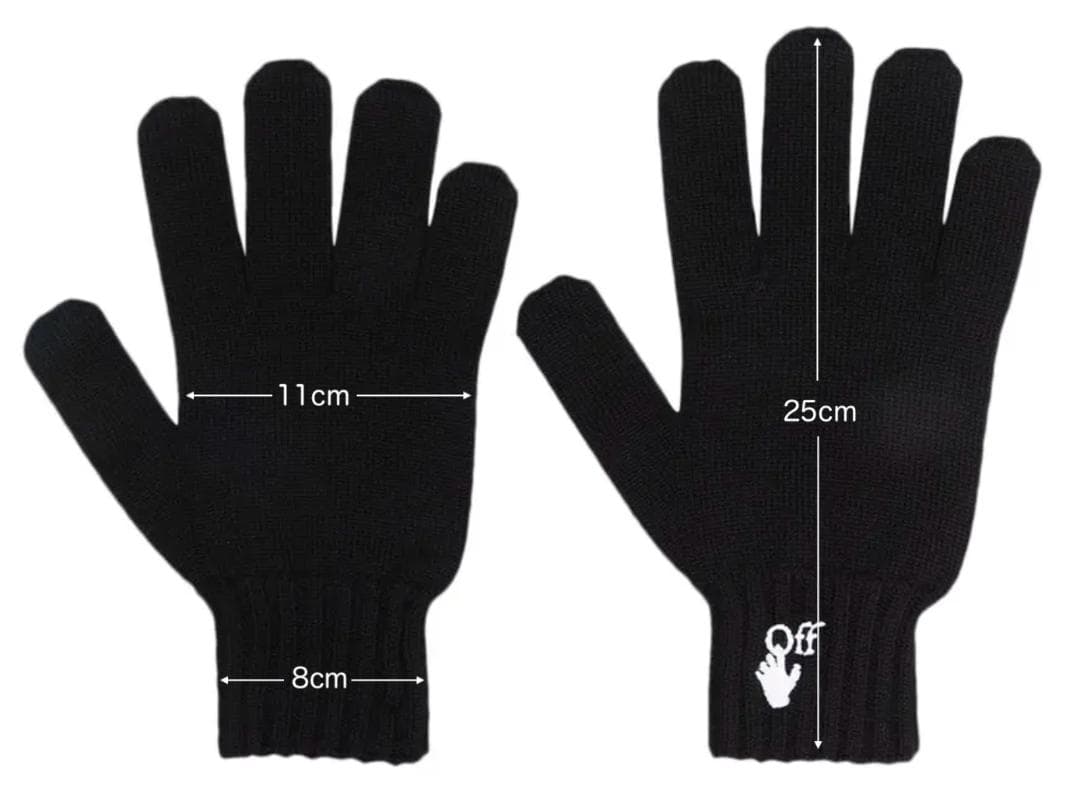 青山店購入 Off-White Hand Off Wool Glovesグローブ