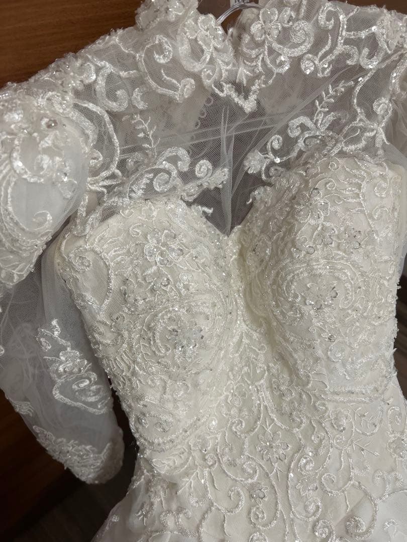 い*☆様 YNS WEDDING 長袖ウェディングドレス　韓国風