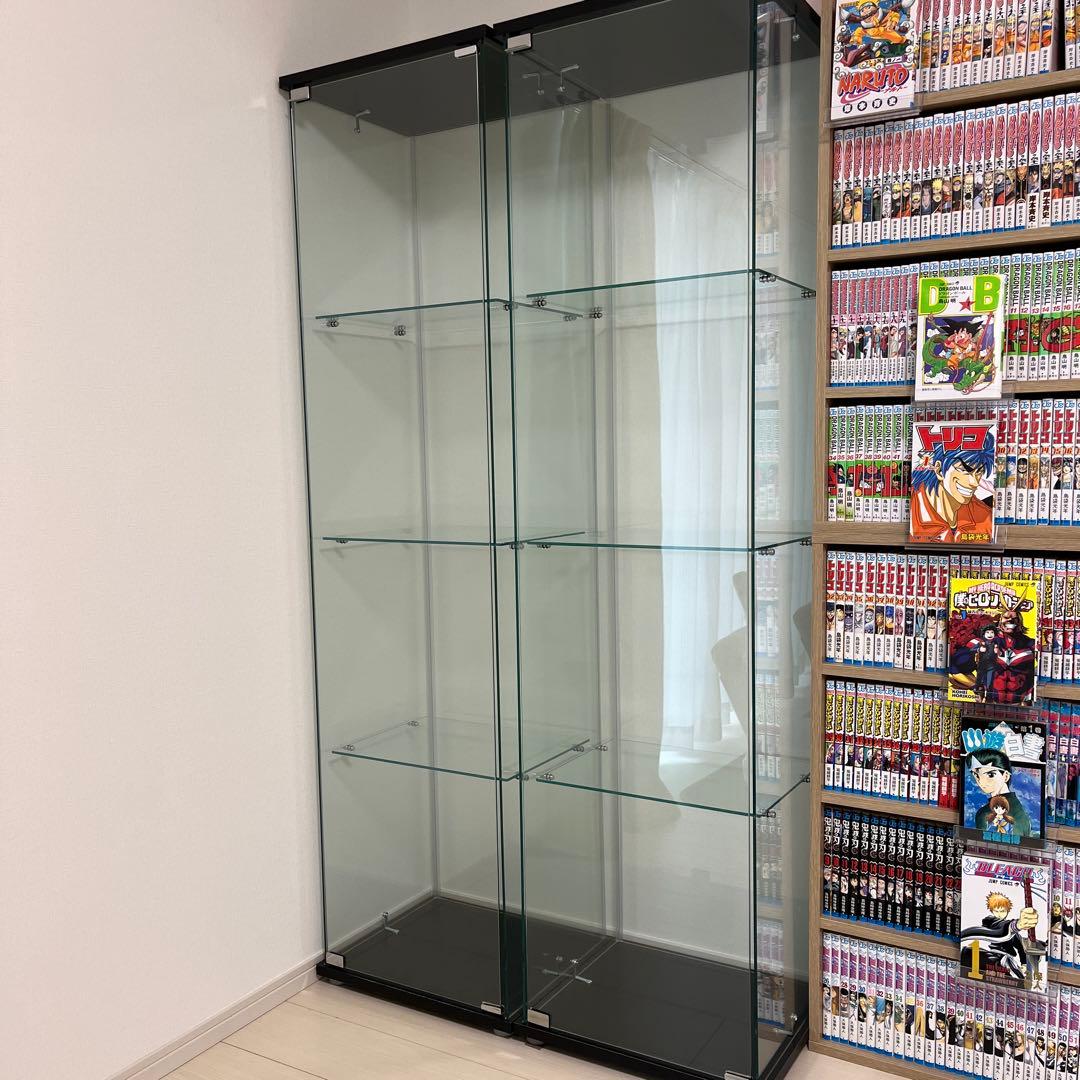 不二貿易 160cm ガラスコレクションケース
