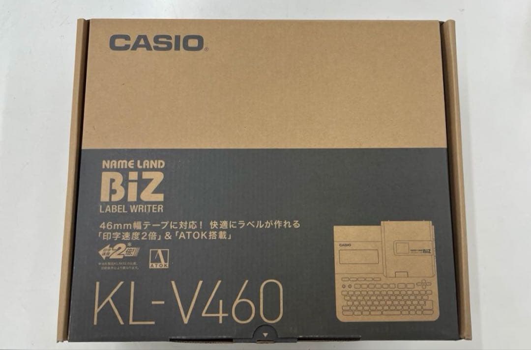 【新品未使用】CASIOラベルライターNAME LAND Biz KL-V460