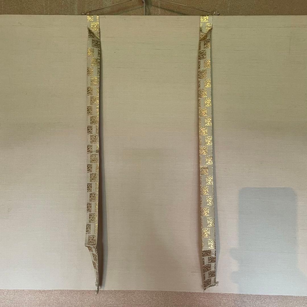 掛軸　罌粟　芥子　ケシ　ポピー　花　初夏　紫　6共箱付き　25.9.19