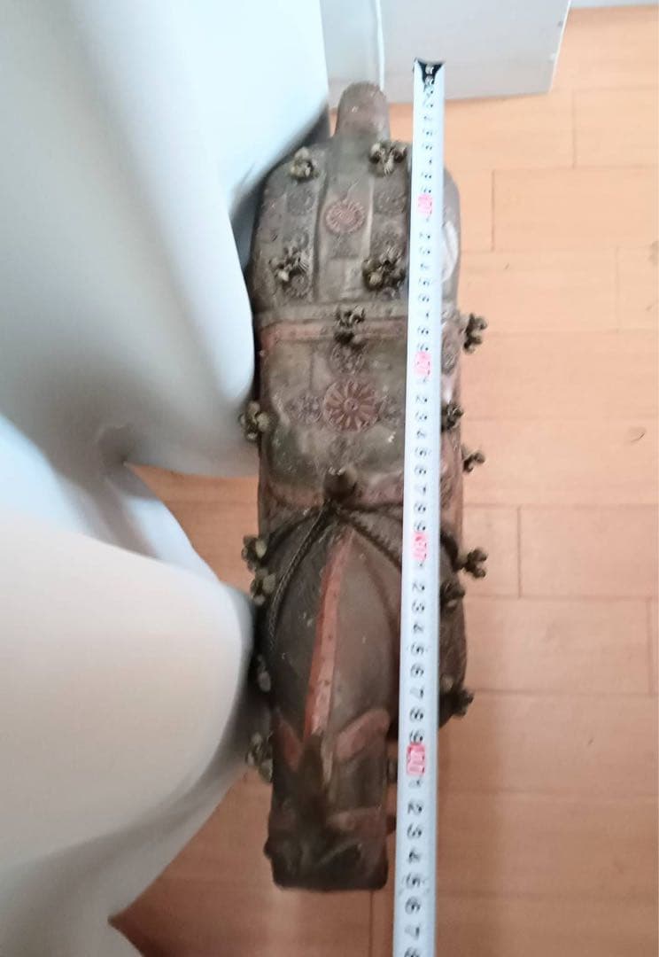 ヴィンテージ 馬 置物 騎馬 金属張り合わせ 精巧な造り インテリア 飾り 置物