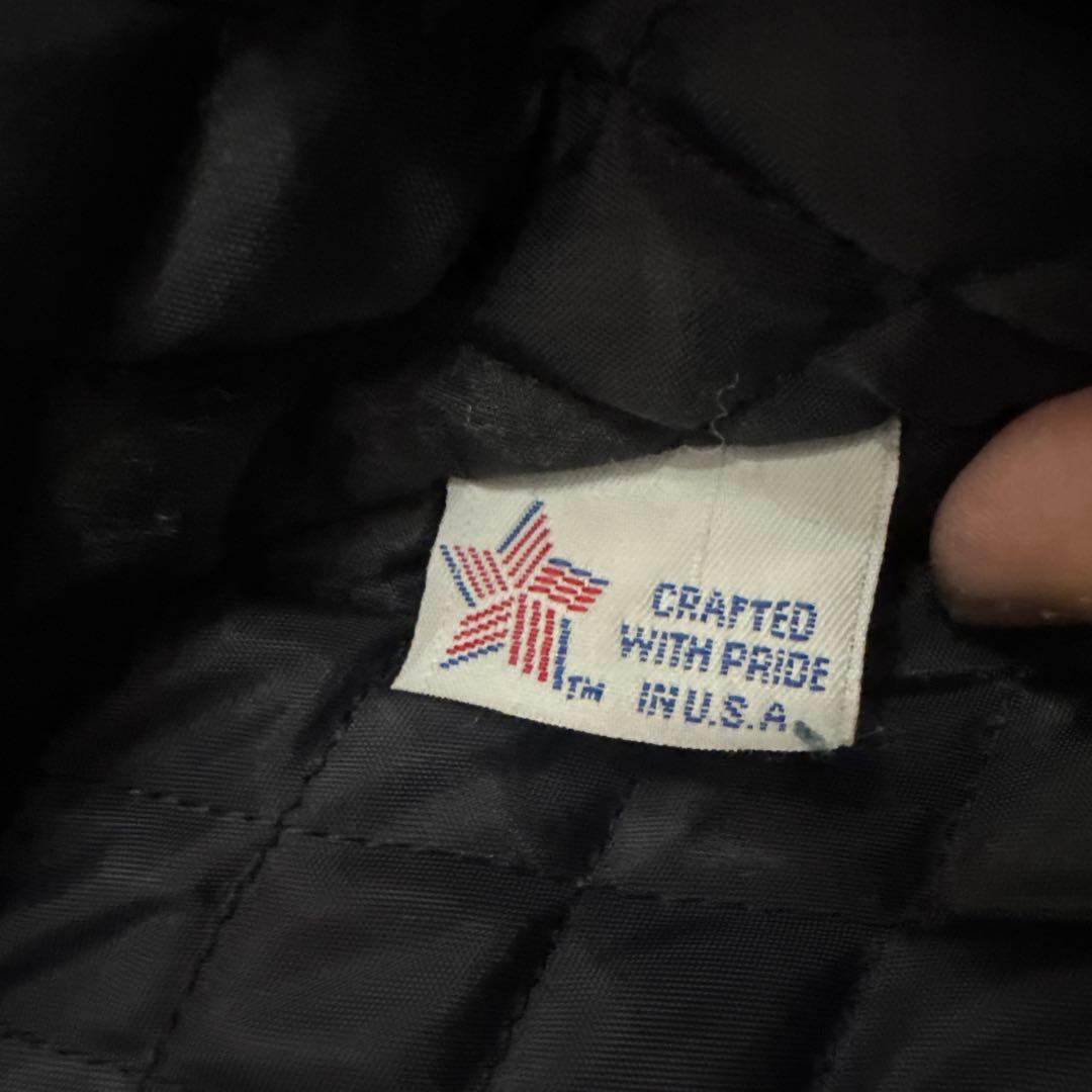 Schott シングルライダースジャケット サイズS ナイロンジャケット　黒