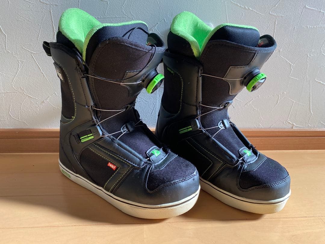 HEAD DUKE スノーボードブーツ ブラック/グリーン　25.5㎝