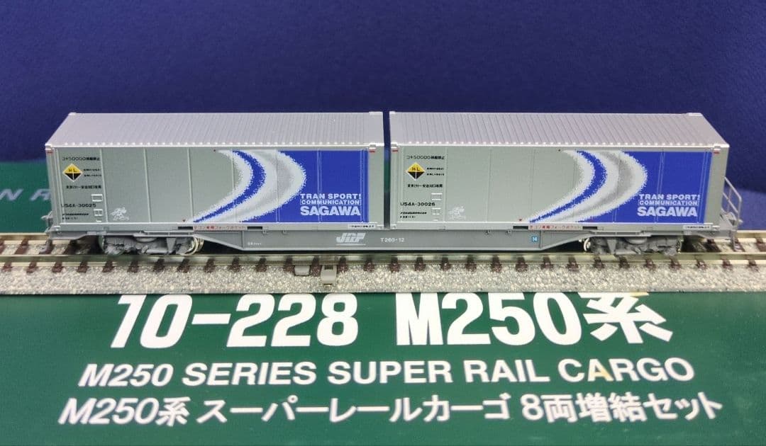 鉄道模型 M250 系 スーパーレールカーゴ 増結 8両セット