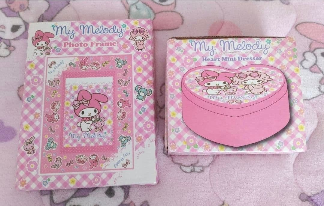 平成レトロ♡マイメロディ♡フォトフレーム ハートミニドレッサー