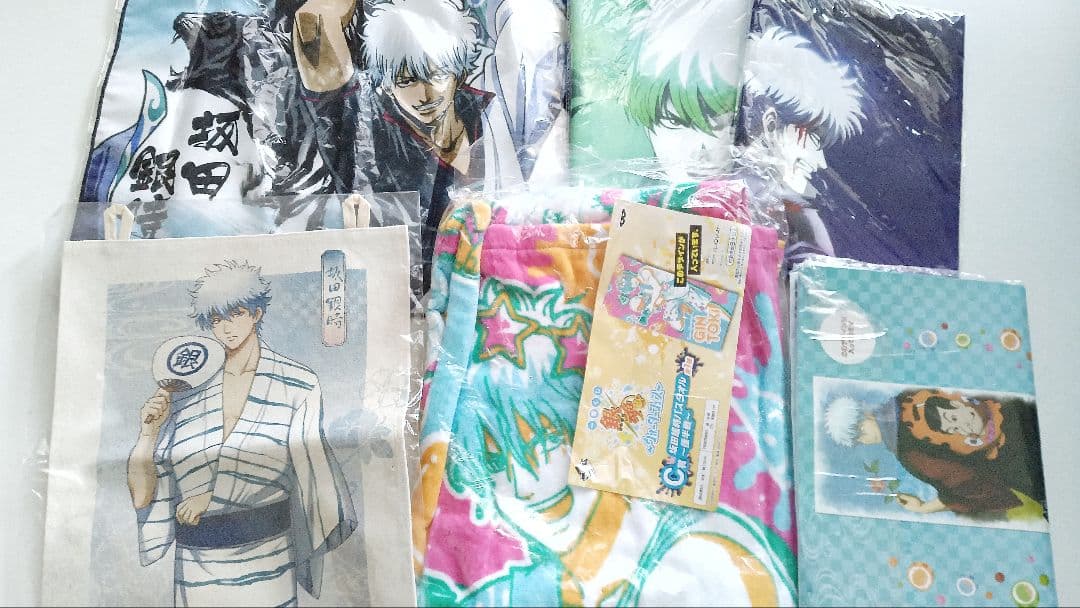 銀魂　坂田銀時　布ポスター　トートバッグ　布類　まとめ売り　銀河侍　購入特典