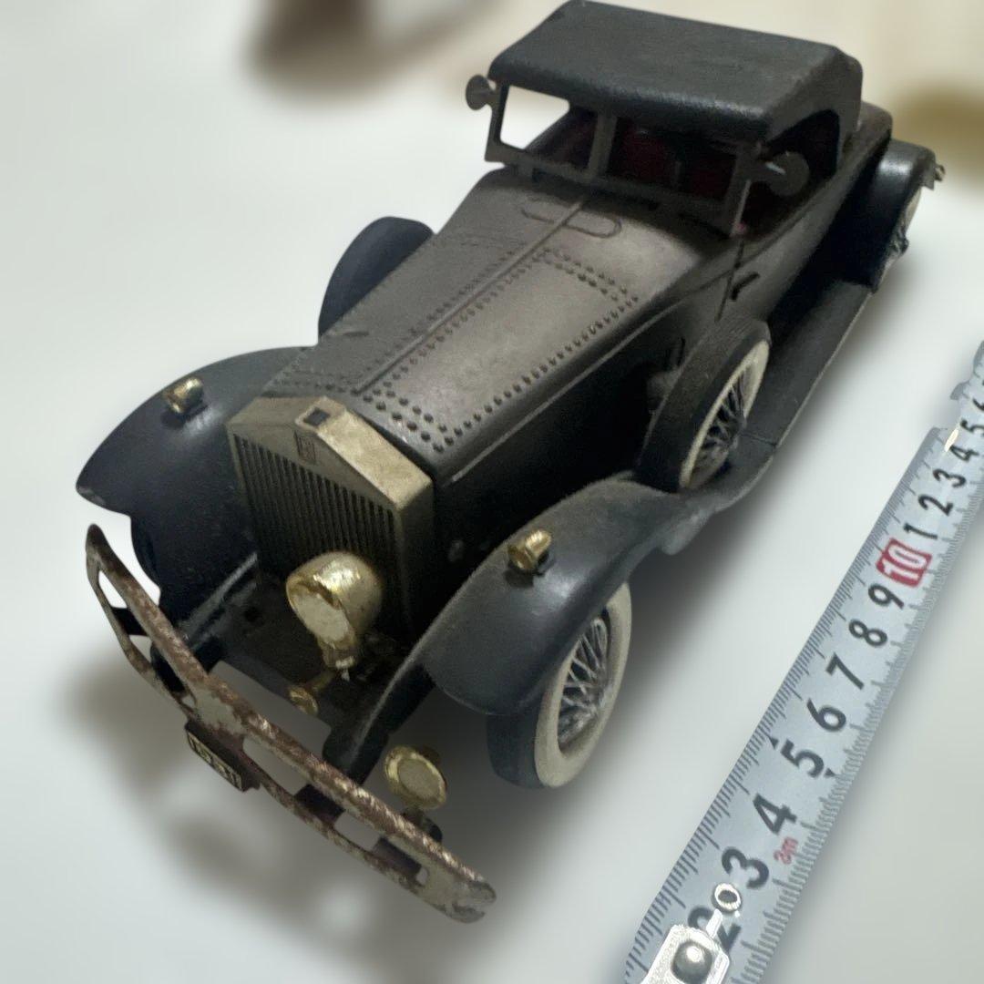 クラシックカー ダークグレー 約20cm