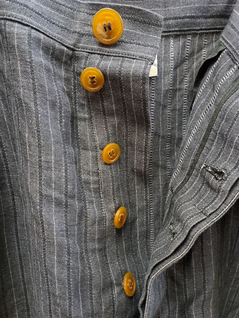 Vivienne Westwood MAN ストライプ リネン サルエルパンツ