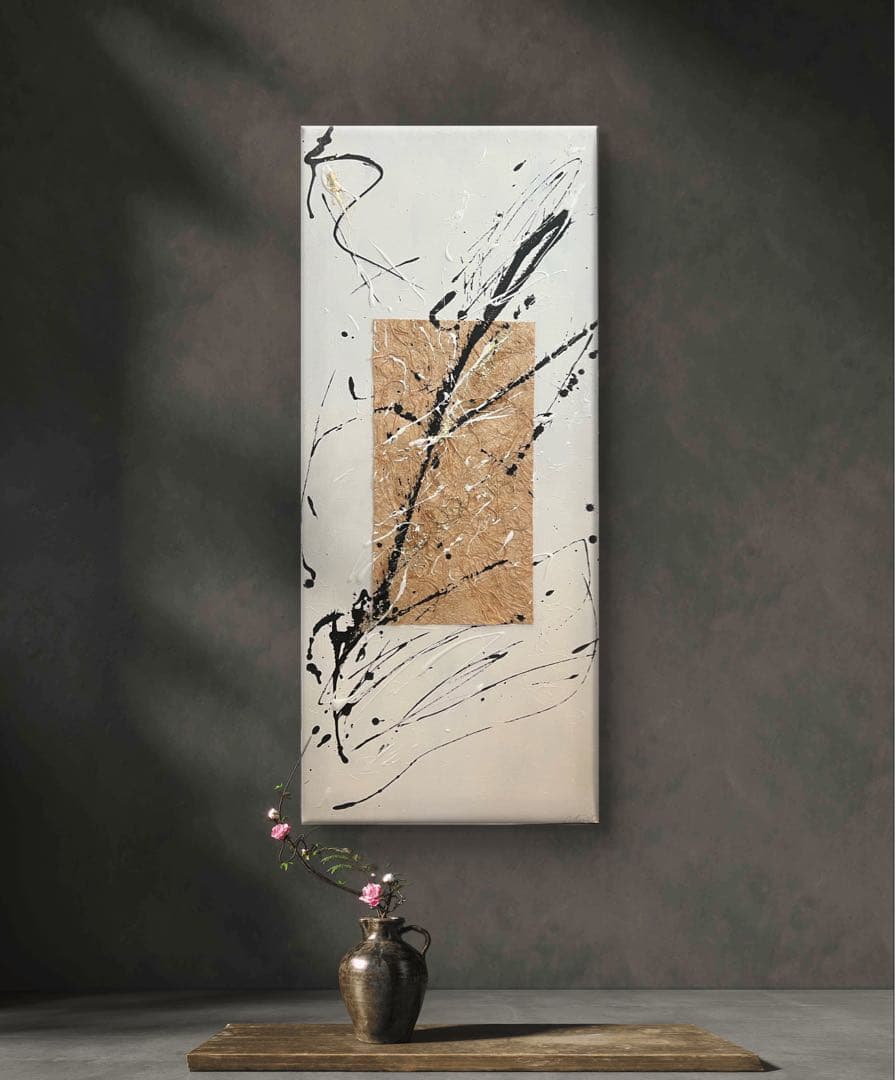 原画/和風/禅/絵画/アート/抽象画/ニュアンス/モダン/ホテル/内装/海外