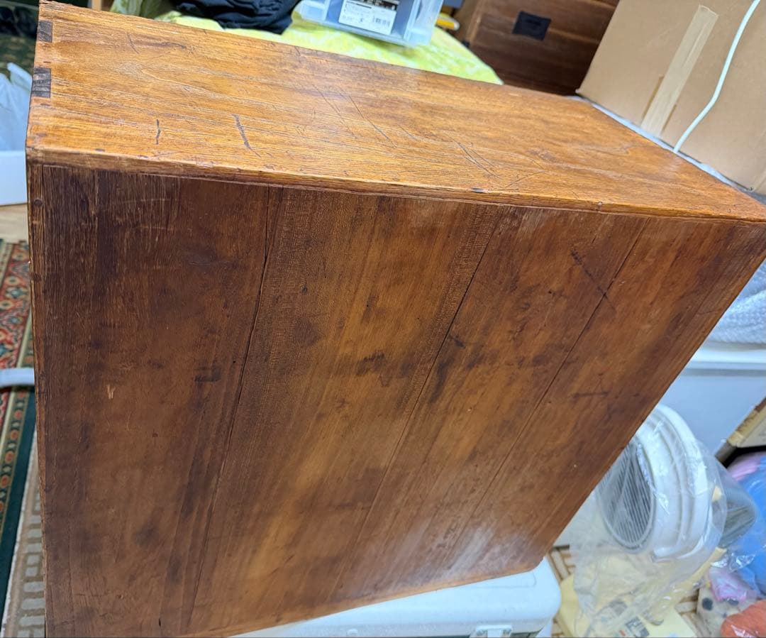 昭和レトロ　茶タンス 水屋箪笥　引き出し付き　たのめるメルカリ便