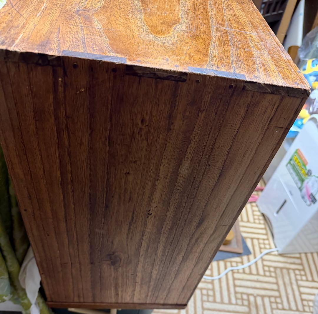 昭和レトロ　茶タンス 水屋箪笥　引き出し付き　たのめるメルカリ便
