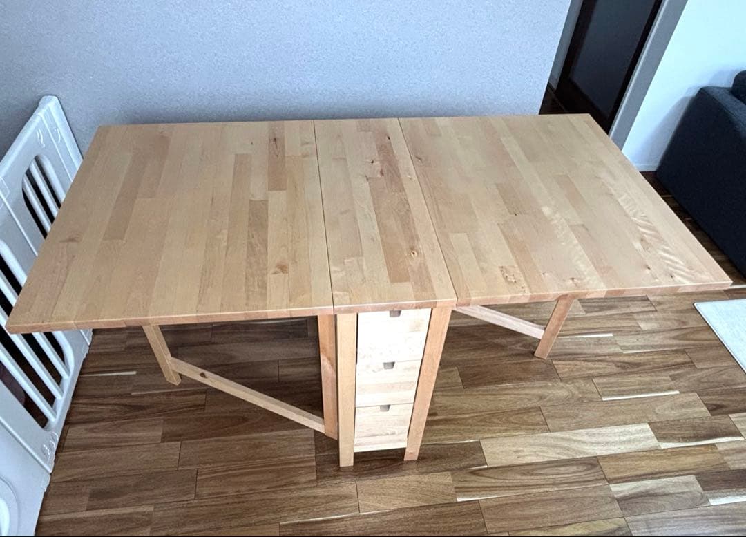 IKEA 折りたたみ ダイニングテーブル ノールデン NORDEN