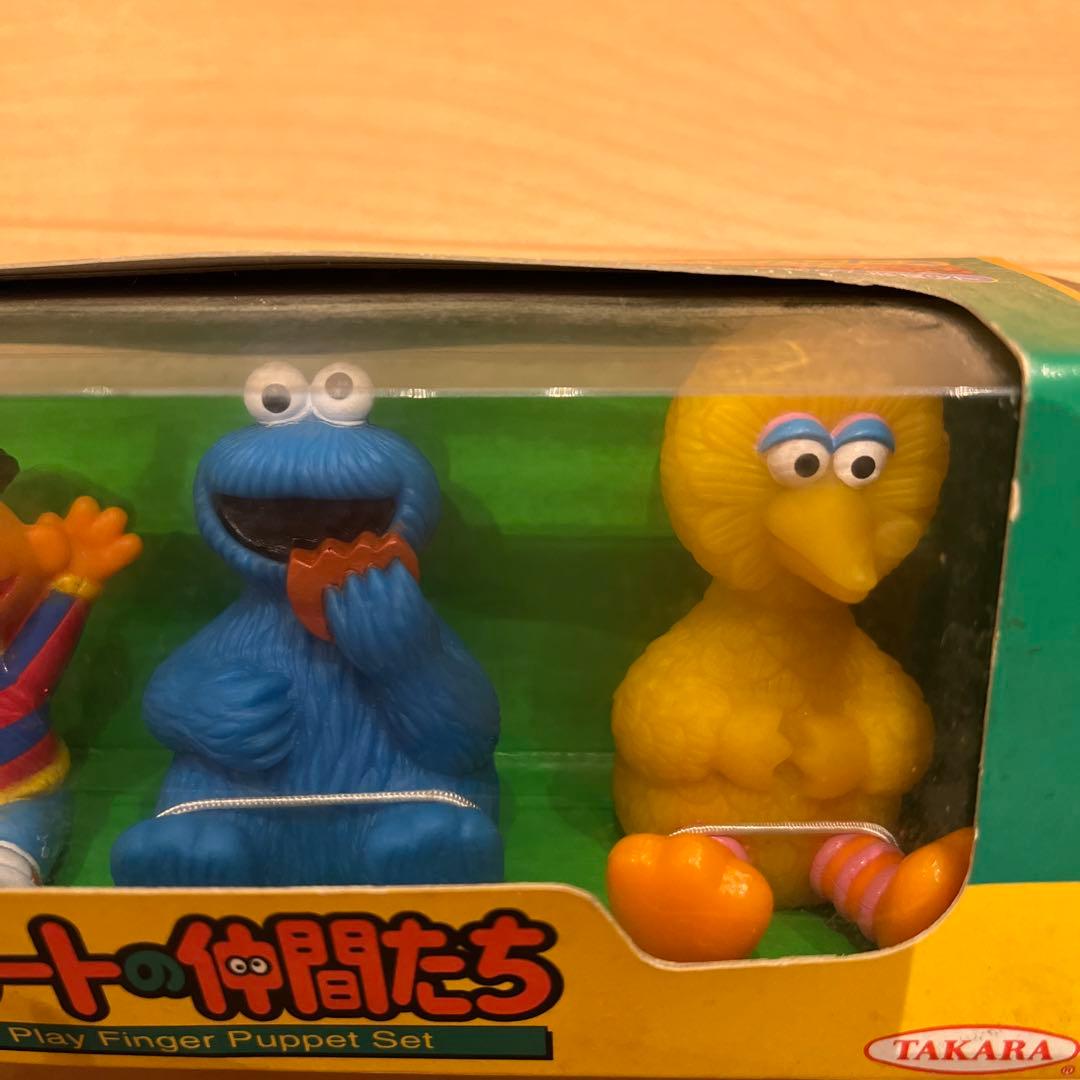 セサミストリートゆび人形セット