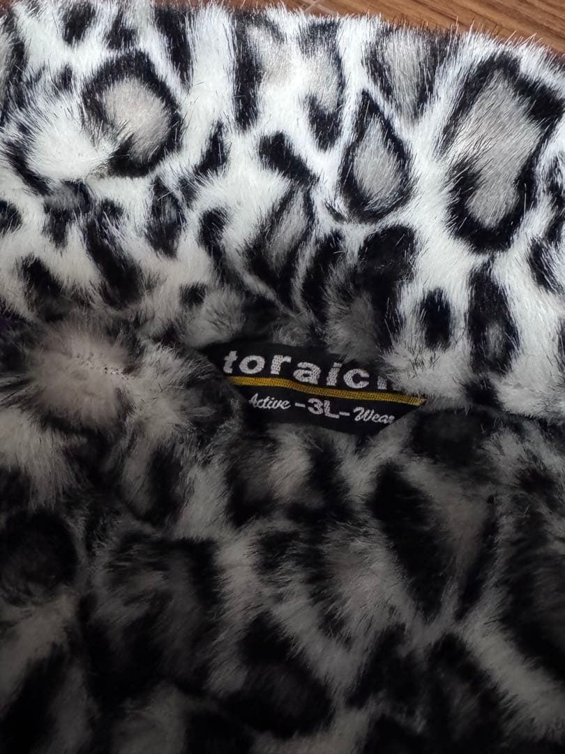 寅壱　ドカジャン　ヒョウ柄　3L