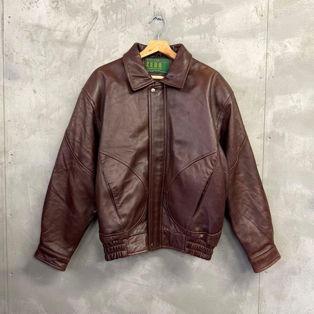 ATLIER ZERO A2 レザージャケット アトリエゼロ ファー付き