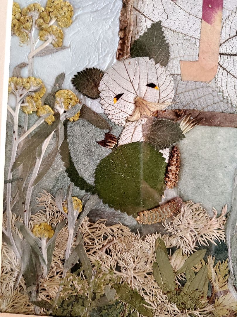 押し花アート  額L85サイズ