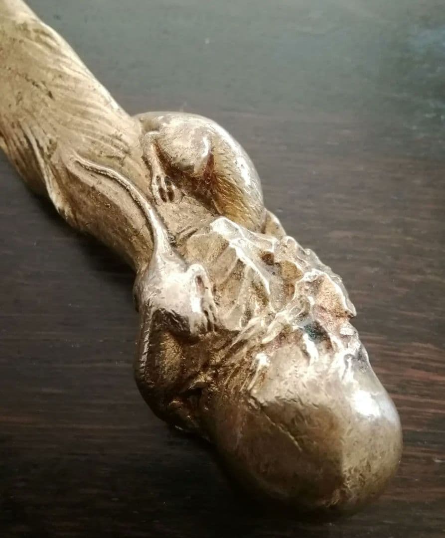 逸品　紙切り　ペーパーナイフ　英国ヴィクトリア期アール・ヌーヴォー　アンティーク