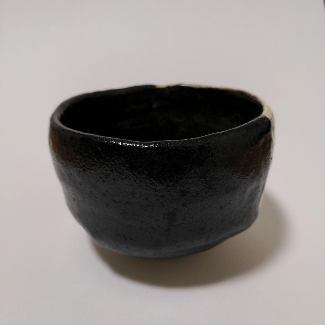 お茶碗　抹茶茶碗　橋　松　茶道具　お茶の稽古　ブラック　黒　茶事　お茶　勅題