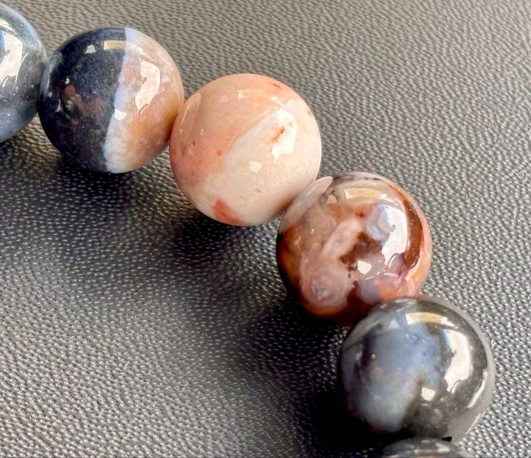 もも　神力纏いし究極の守護石　幻のパーティーカラースレイマンアゲート