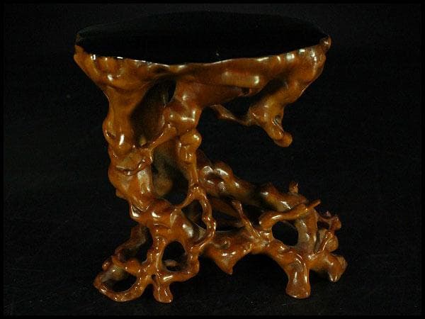 黄楊木 刻 根木台(K-HA524)