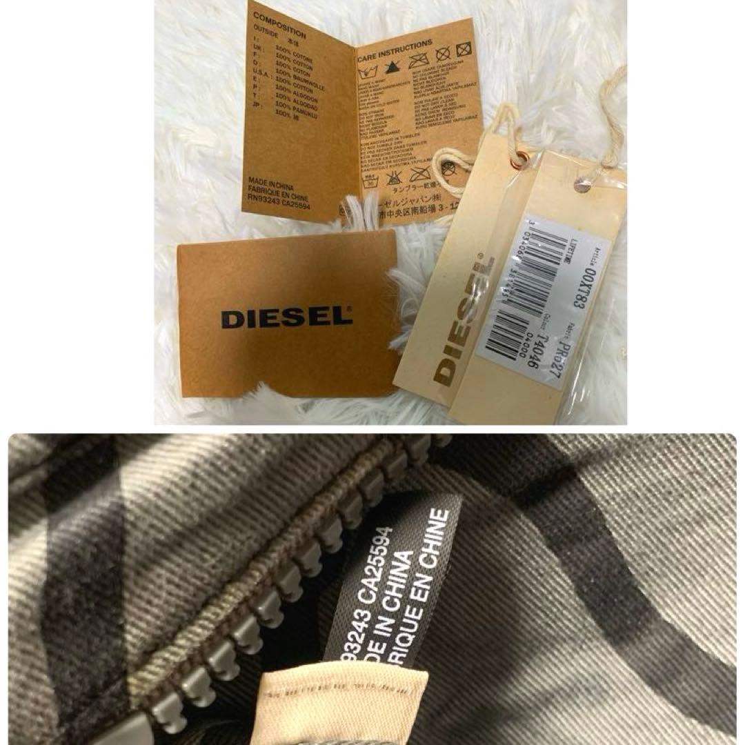 希少◆DIESEL メタルロゴ ハンドバッグ 赤 y2k アーカイブ 00s