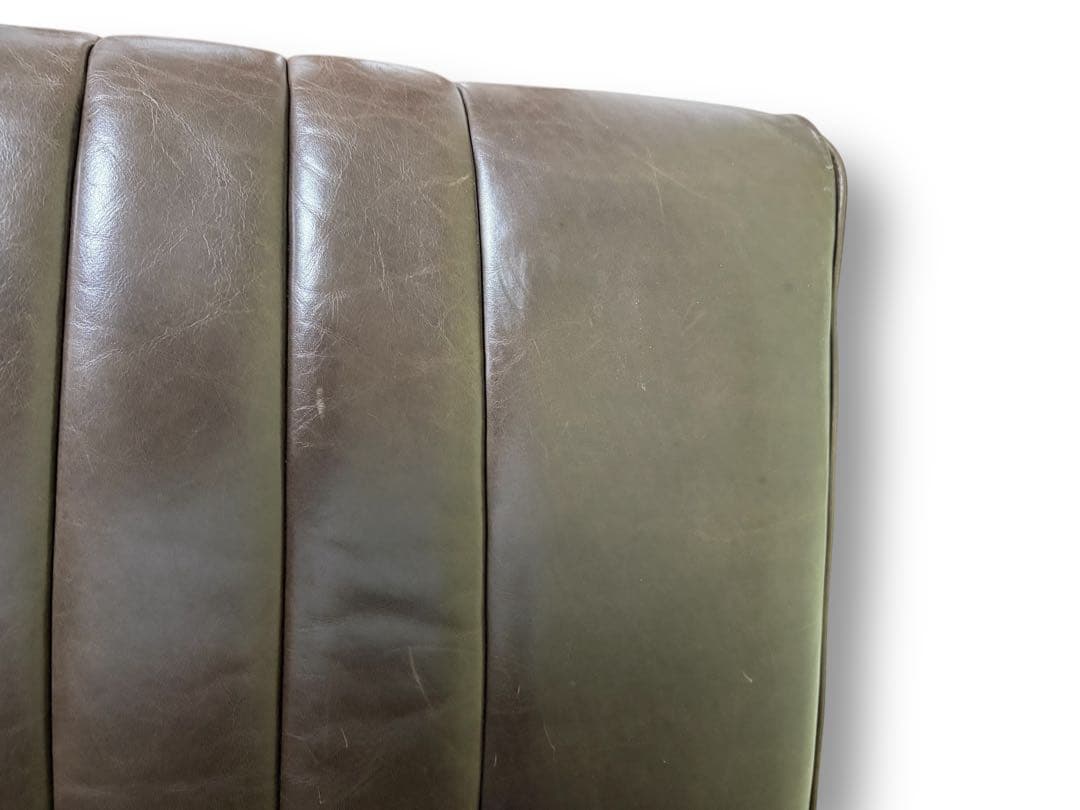 クラッシュゲート　シングル　ソファ　レザー　マック3 オイルレザー