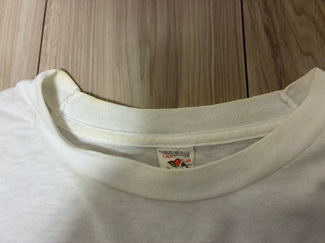 80'S マリリンモンロー 染み込みTシャツ ヴィンテージ　ホワイト sizeS