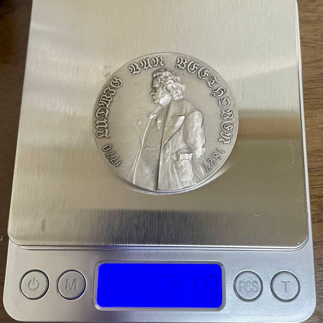 ベートーヴェン生誕200年記念メダル　2点セット