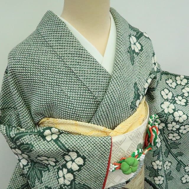 ノー天気ママ✾ｍ1920＊正絹 総絞り 辻が花 トール 振袖単品