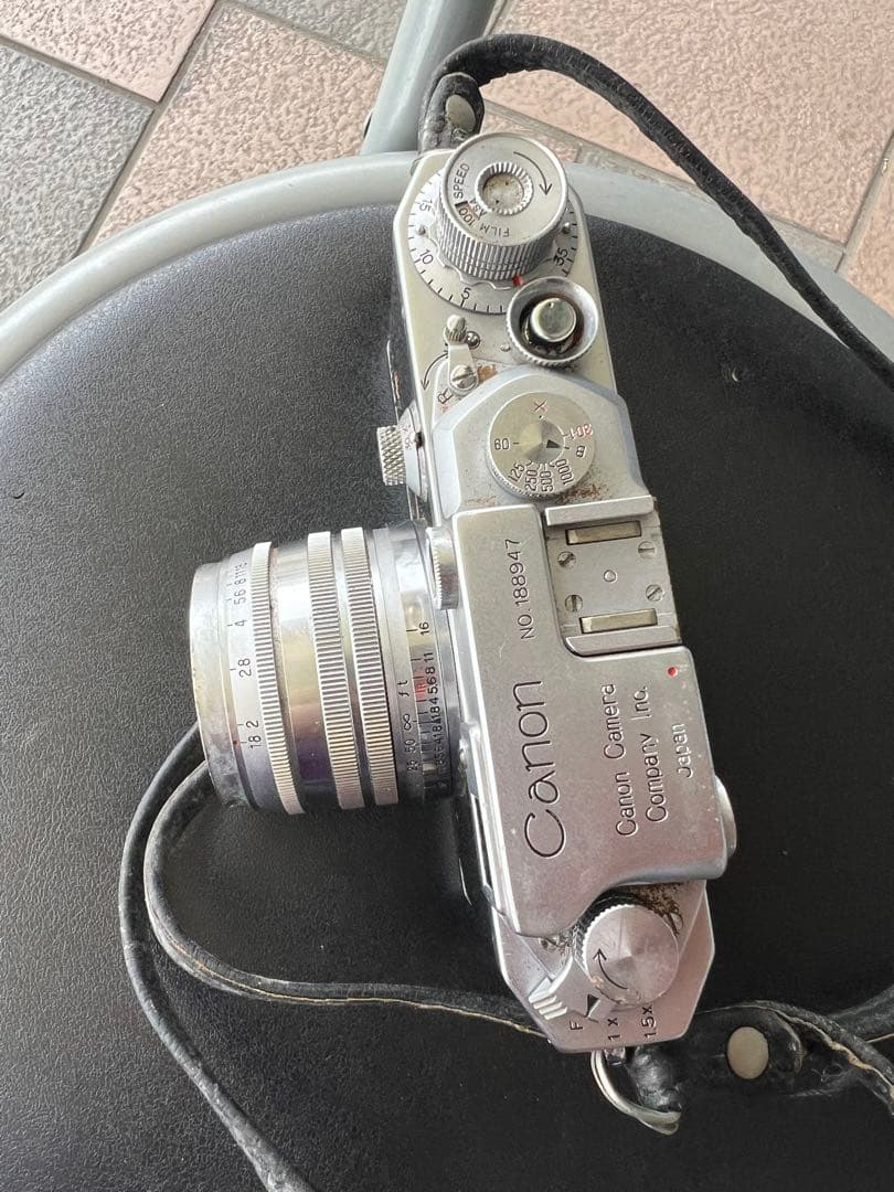 Canonレンジファインダーフィルムカメラ、レンズセット中古品