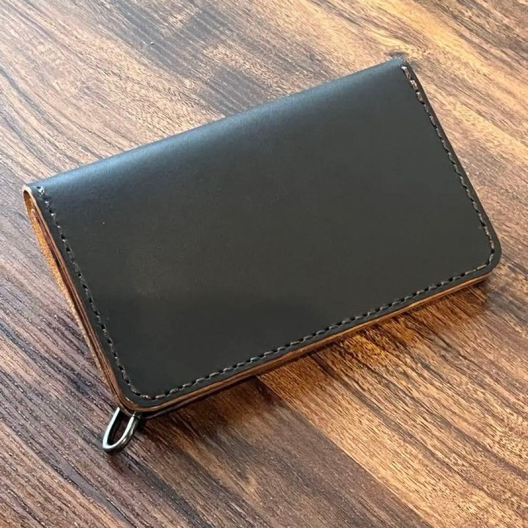 茶芯　トラッカーウォレット　栃木レザー　003