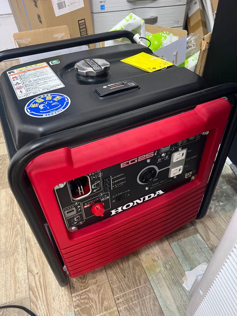 HONDA ポータブル発電機 EG25i 保証書付き