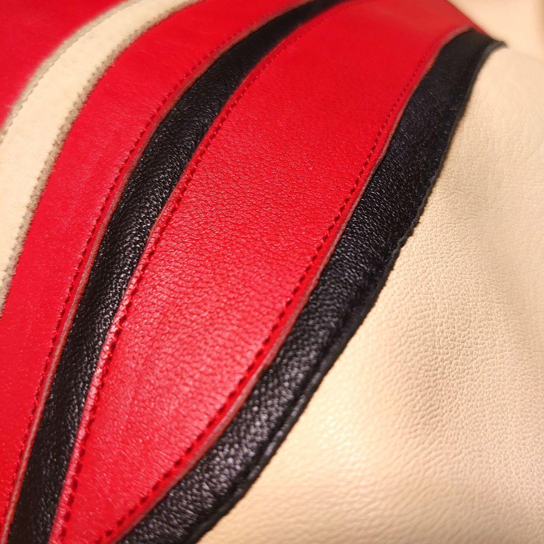 【超希少】ローリングストーンズ 羊革 バック刺繍 シングルライダース L