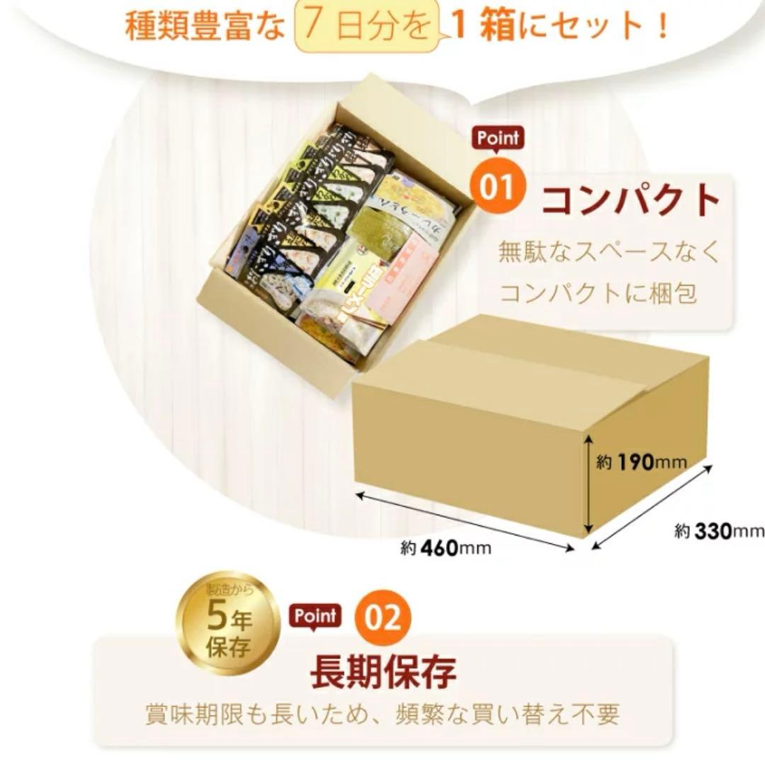 非常食セット 54点 7日分 16,990円を➡︎13,000円