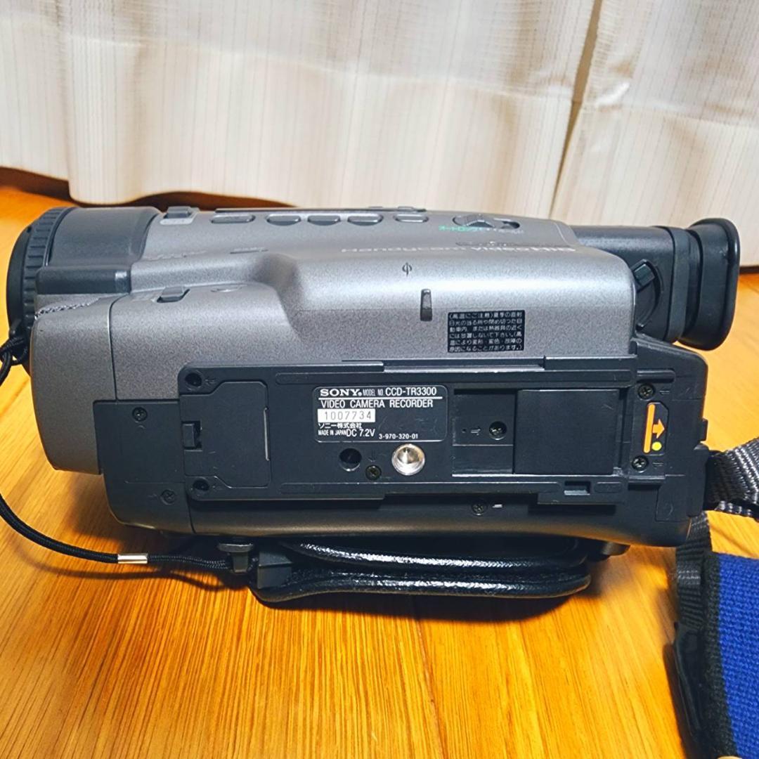 【動作確認済】希少 高画質 SONY Hi8 CCD-TR3300 説明書 箱